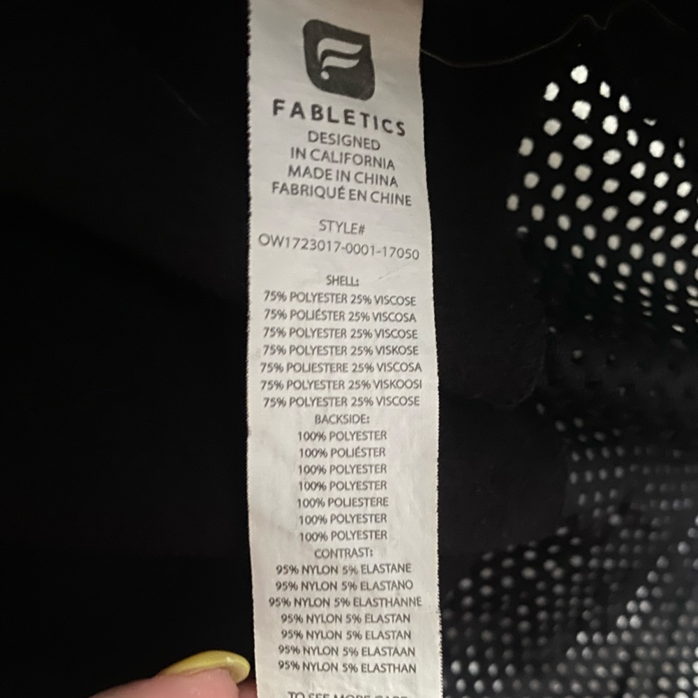 Fabletics Black Eugina Oversized Open Front Jacket - image 6